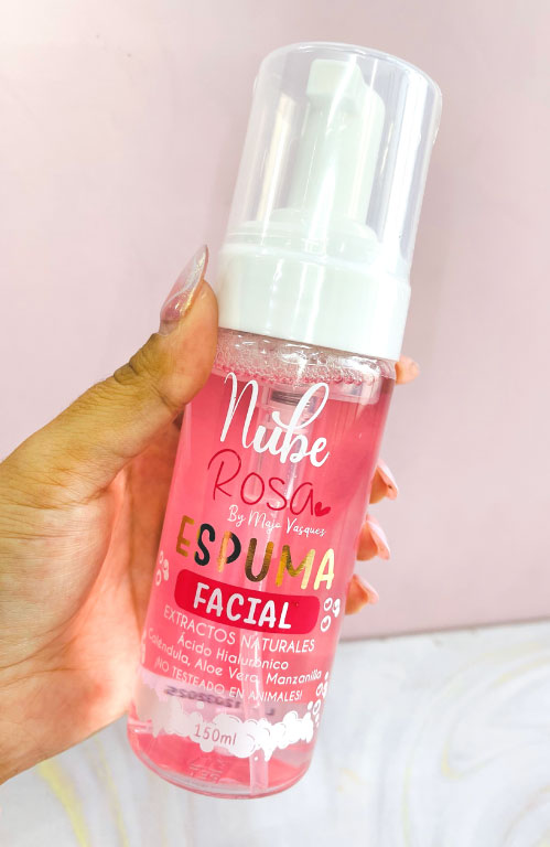 Espuma desmaquillante Nube Rosa