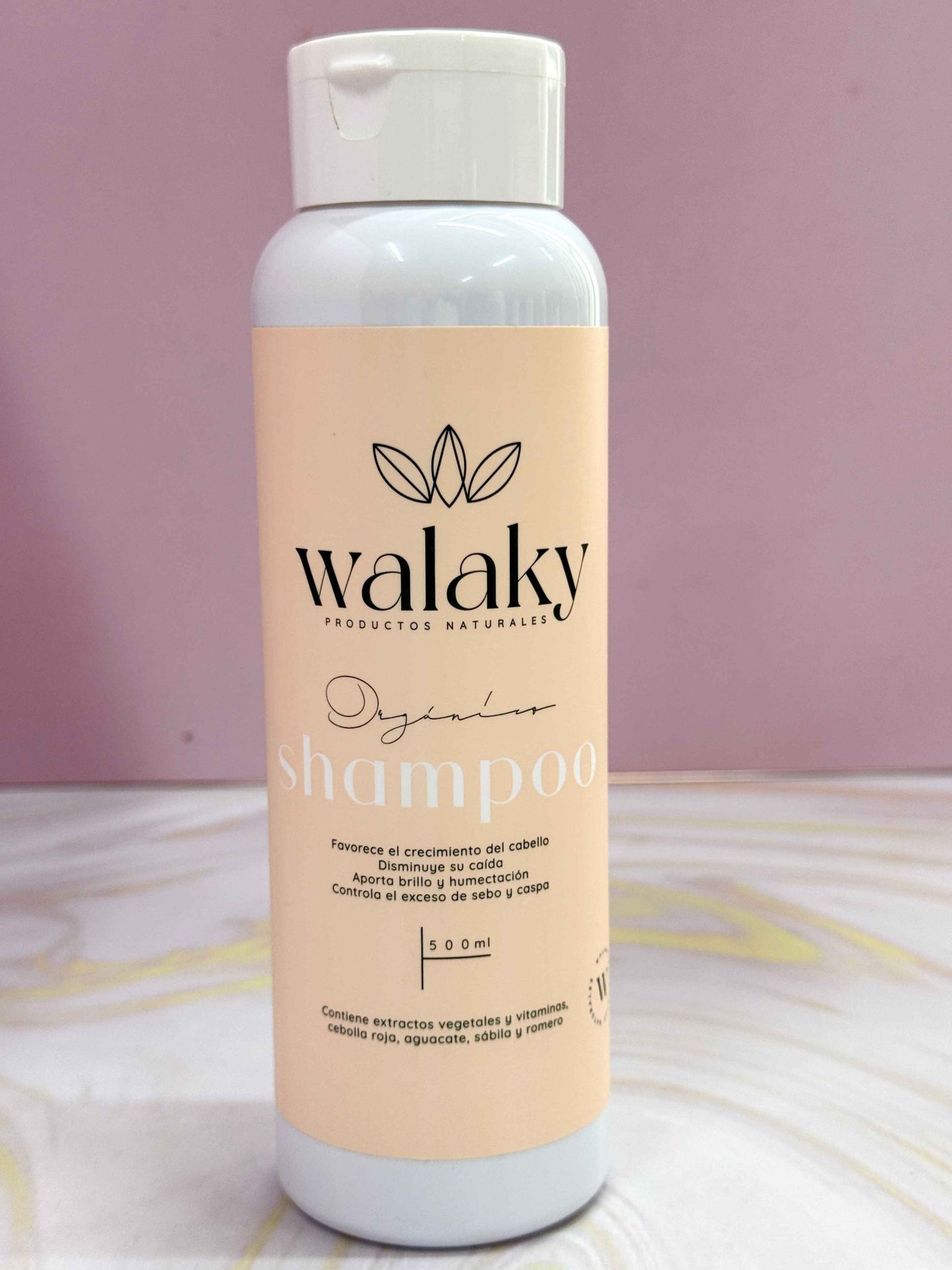 Shampoo amarillo Herbal Walaky