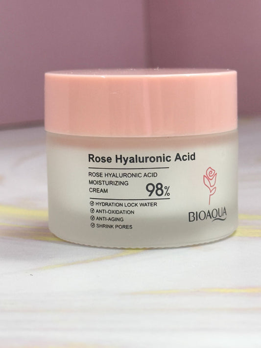 Crema de rosas y ácido hialurónico Bioaqua