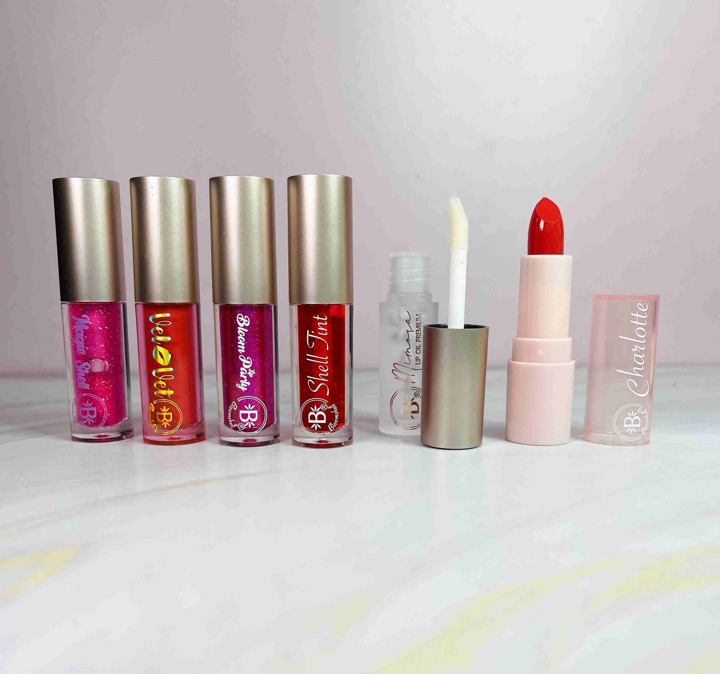 Tus mini infaltables Lip Gloss x6 Bloomshell