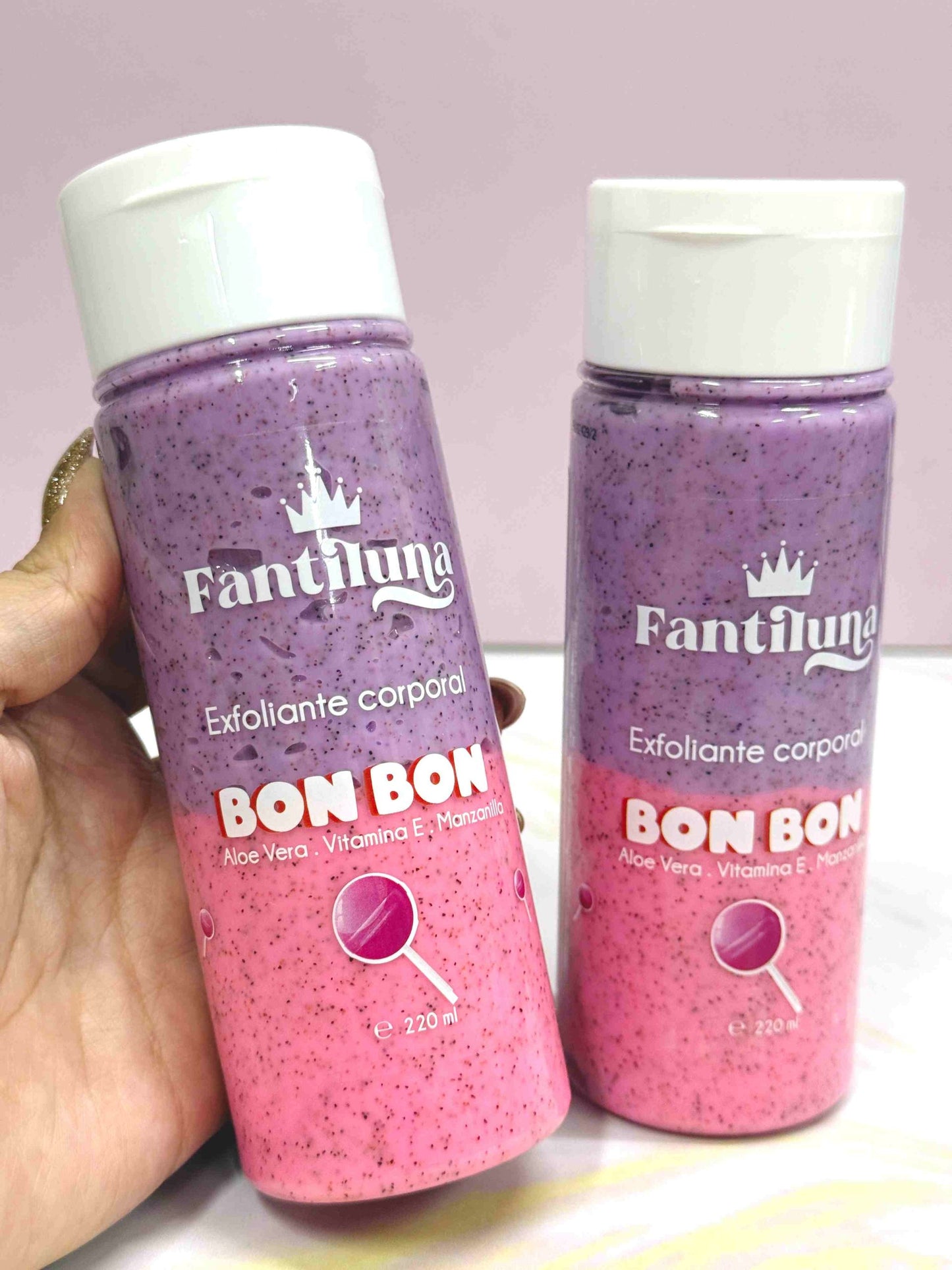 Exfoliante doble color Fantiluna