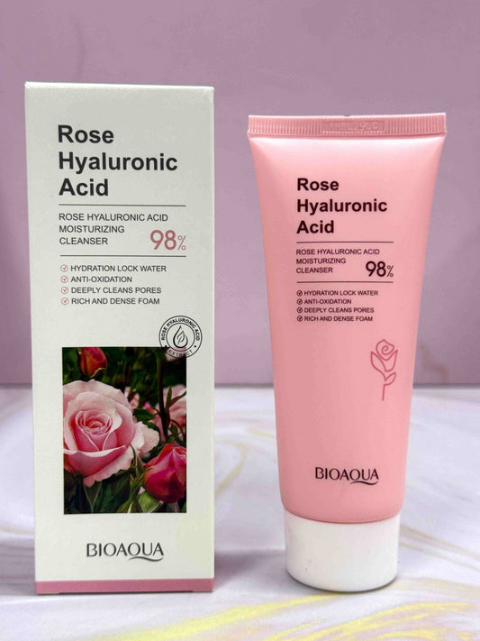 Jabón de rosas y ácido hialurónico Bioaqua