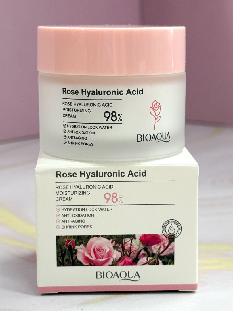 Crema de rosas y ácido hialurónico Bioaqua