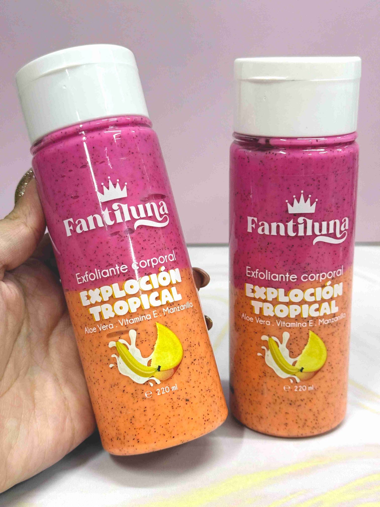 Exfoliante doble color Fantiluna