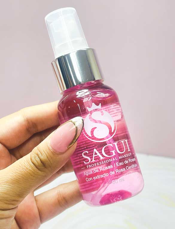 Agua de rosas mini 60 ml Sagui