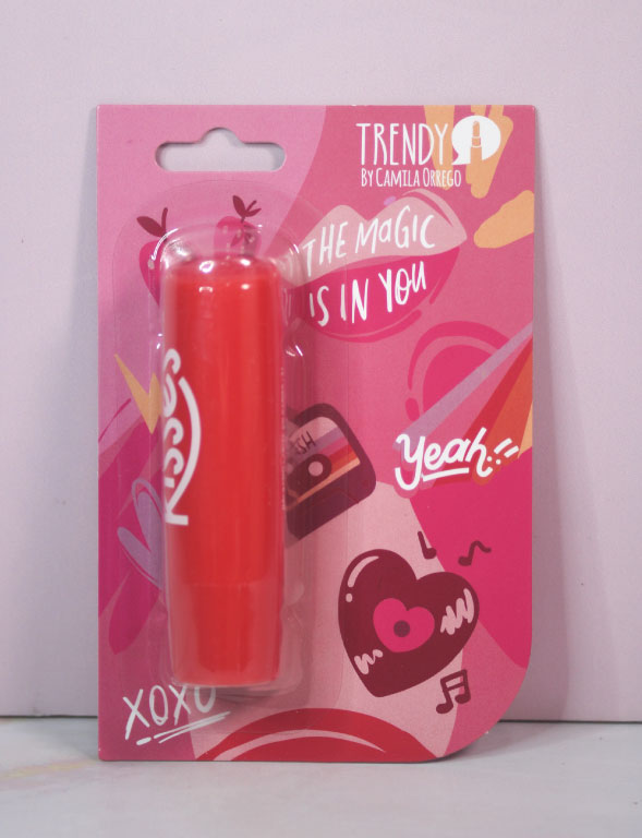 Brillo Lip Balm Kisses rojo Trendy
