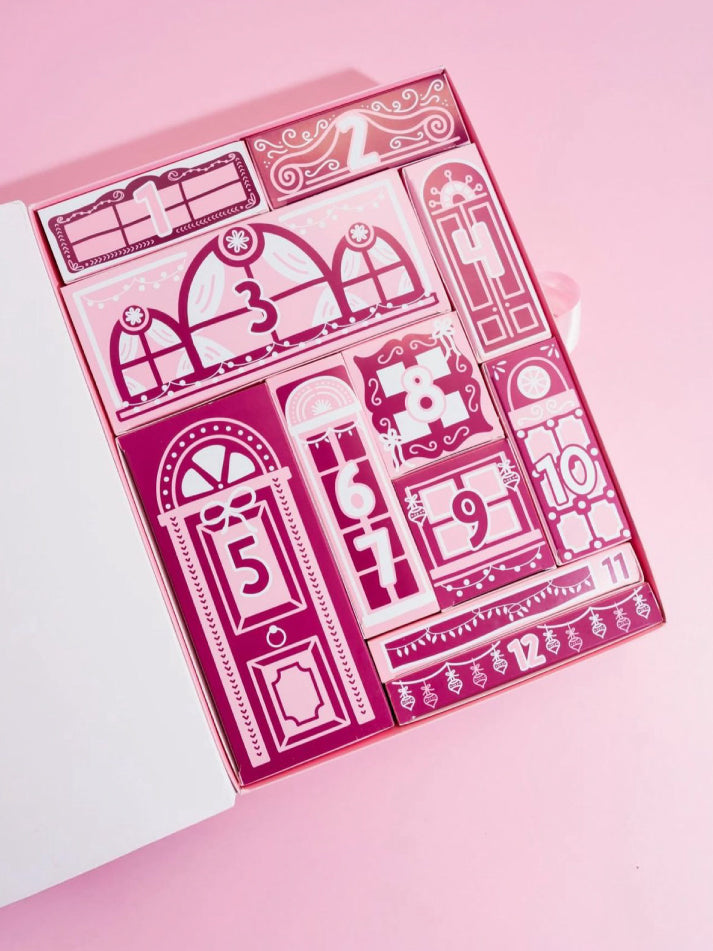 Calendario de adviento Girly