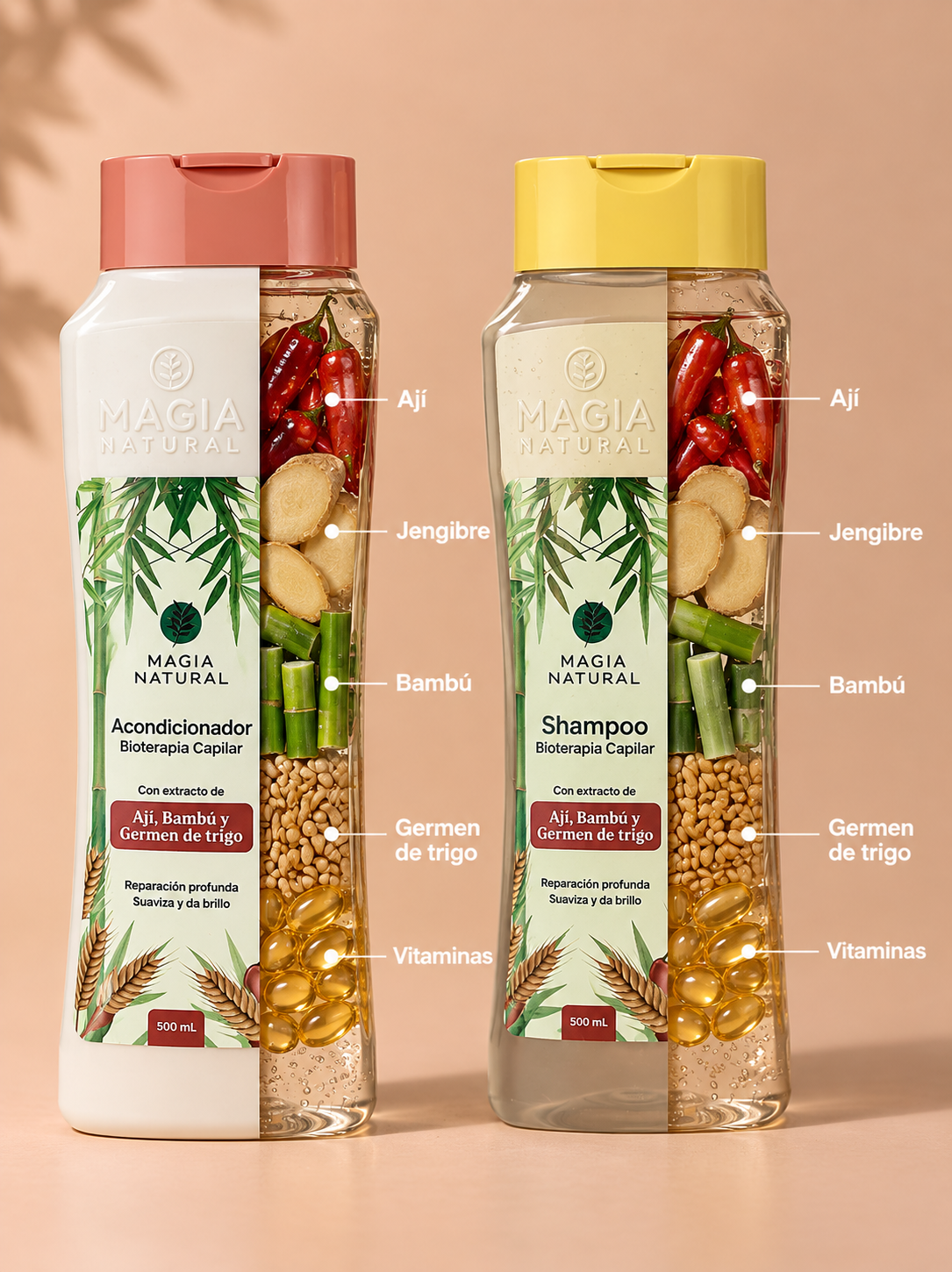 Kit Reparación Profunda Shampoo Bioterapia + Acondicionador Bioterapia Magia Natural