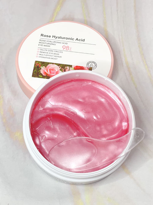 Colágeno de ojeras en cajita de rosas y ácido hialurónico Bioaqua