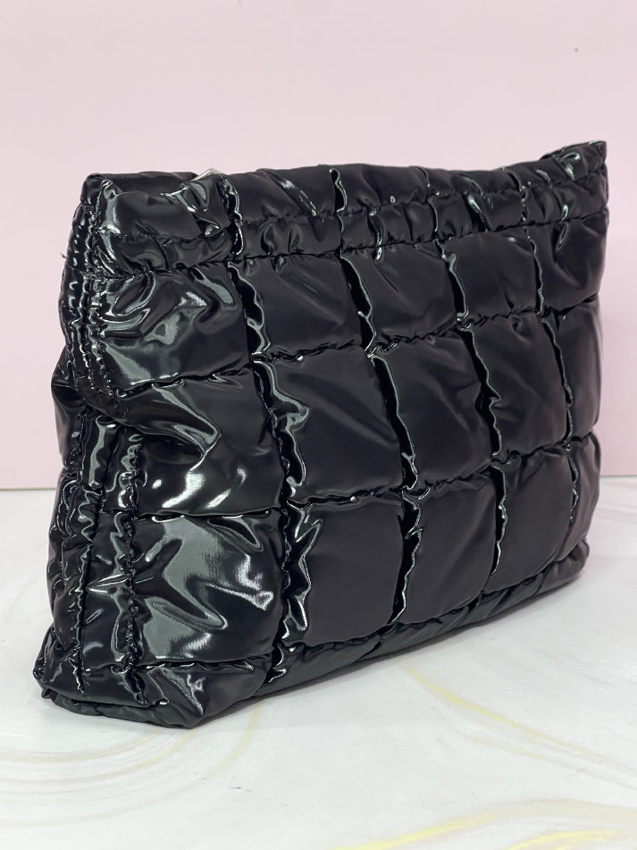 Cosmetiquera cuadritos acolchada Ref ZL-2501