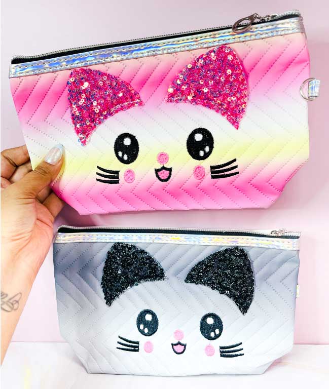 Cosmetiquera de gatito