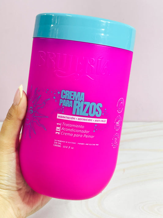 Crema para rizos 3 en 1 Brujeria