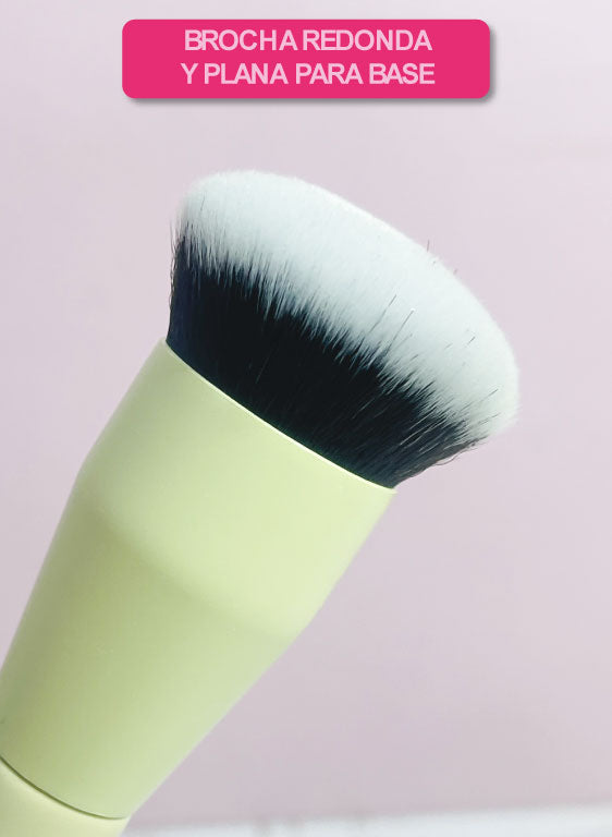 Brocha Duo Glam para base/productos en crema DB02 Atenea