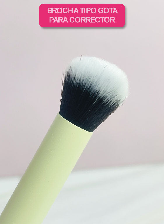 Brocha Duo Glam para base/corrector DB04 Atenea