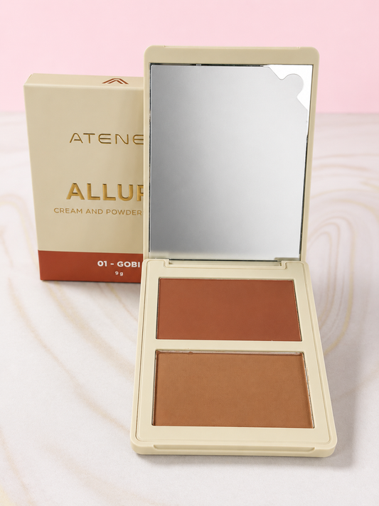 Duo de Bronzer en crema y compacto Allure Atenea