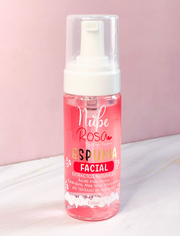 Espuma desmaquillante Nube Rosa