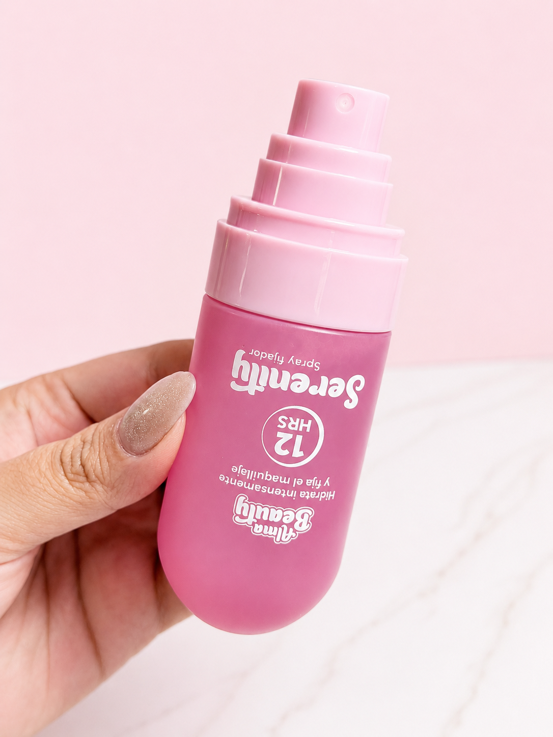 Fijador Hidratante 12 horas Serenity Rosado Alma Beauty