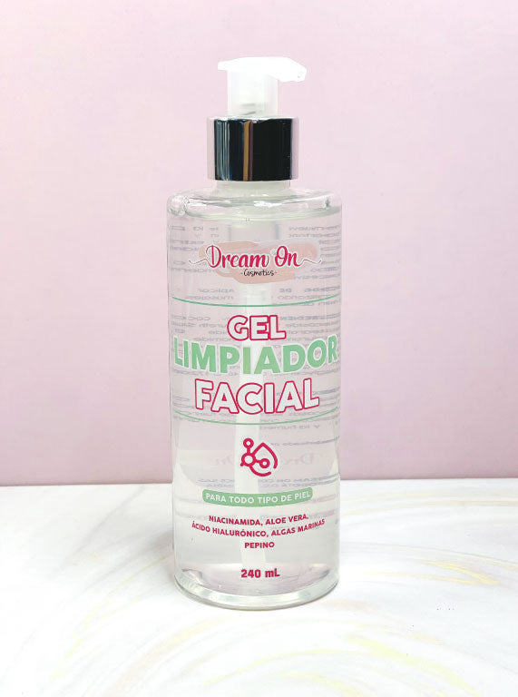 Gel Limpiador facial con niacinamida GRANDE 240 ml Dream On Cosmetics