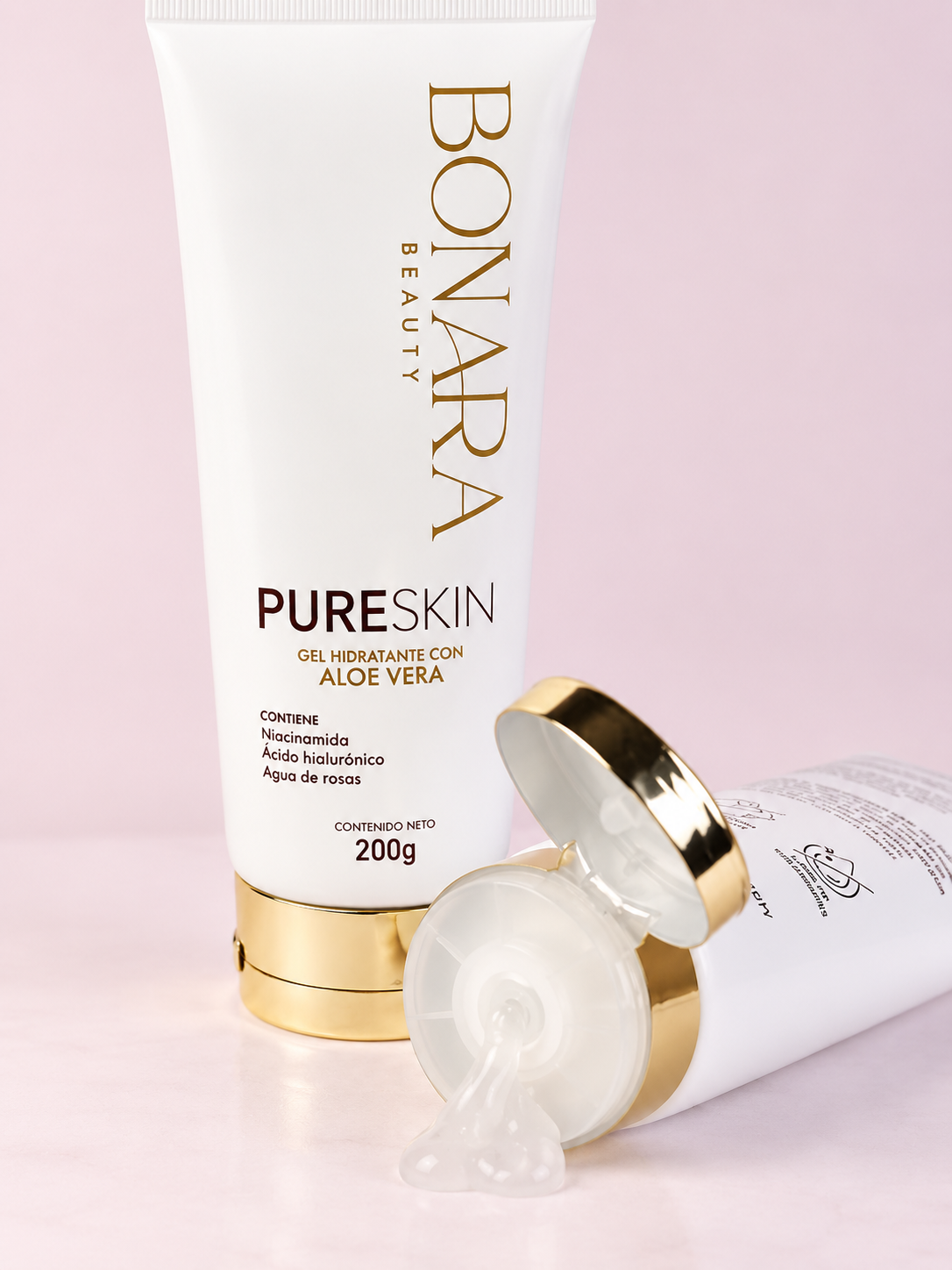 Gel Facial de Aloe Vera Pure Skin Bonara Beauty