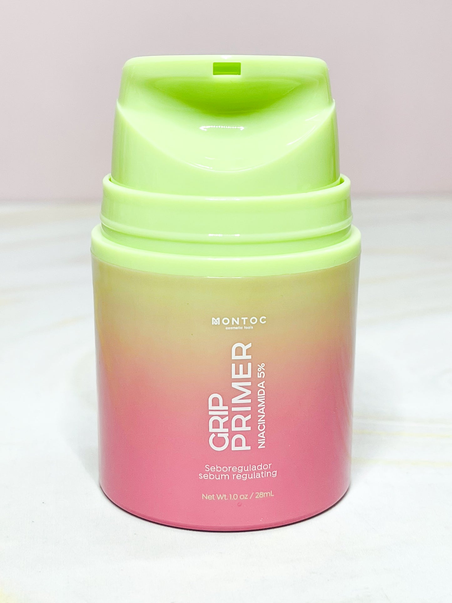 Grip Primer niacinamida 5% ROSADO CON VERDE Montoc