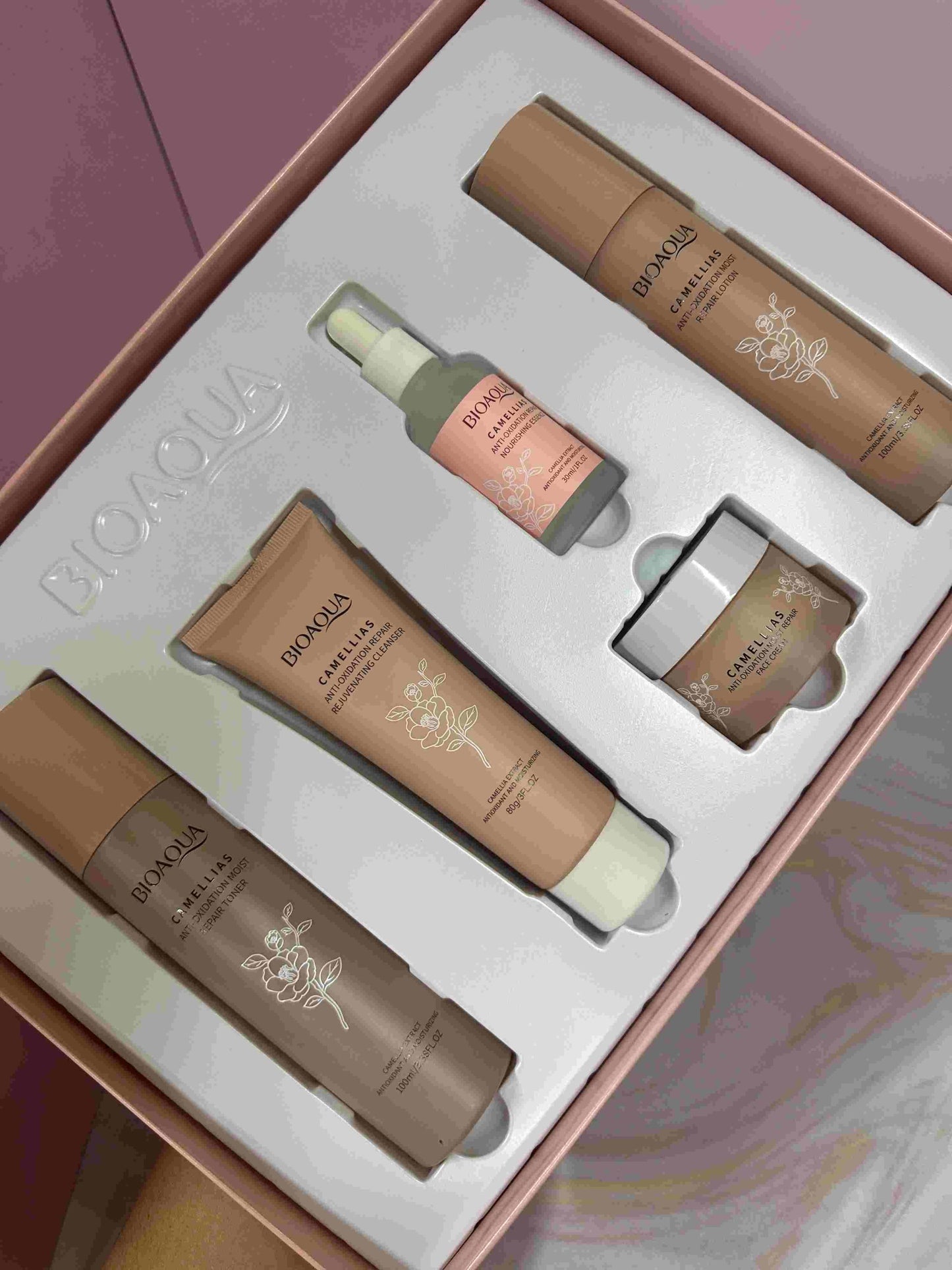 Kit de camellias en caja Bioaqua