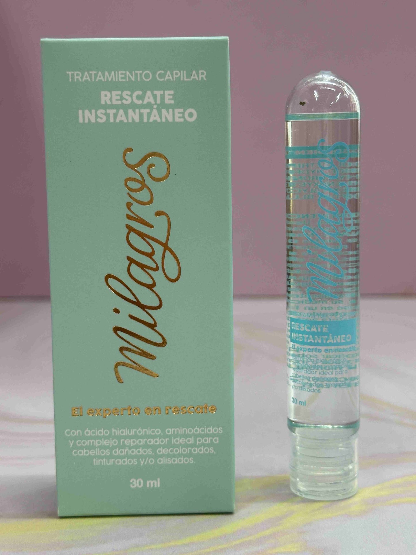 Ampolleta tratamiento capilar rescate instantáneo milagros