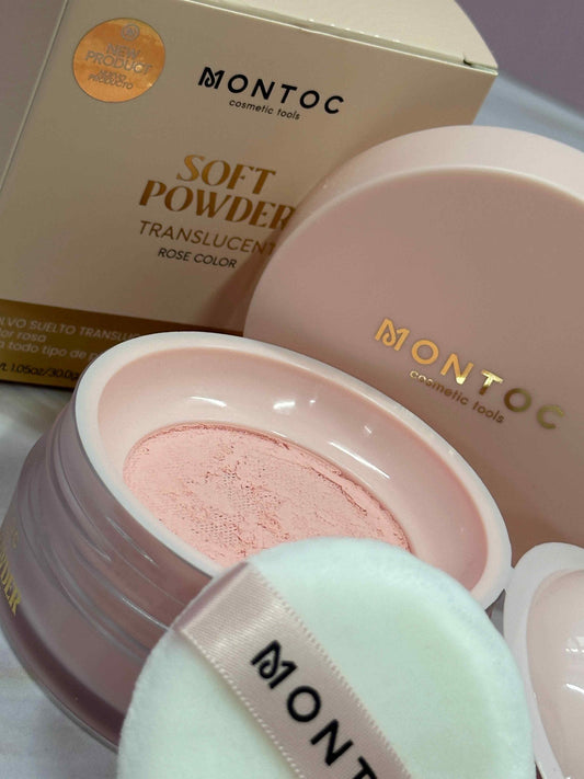 Polvo suelto rosado Montoc