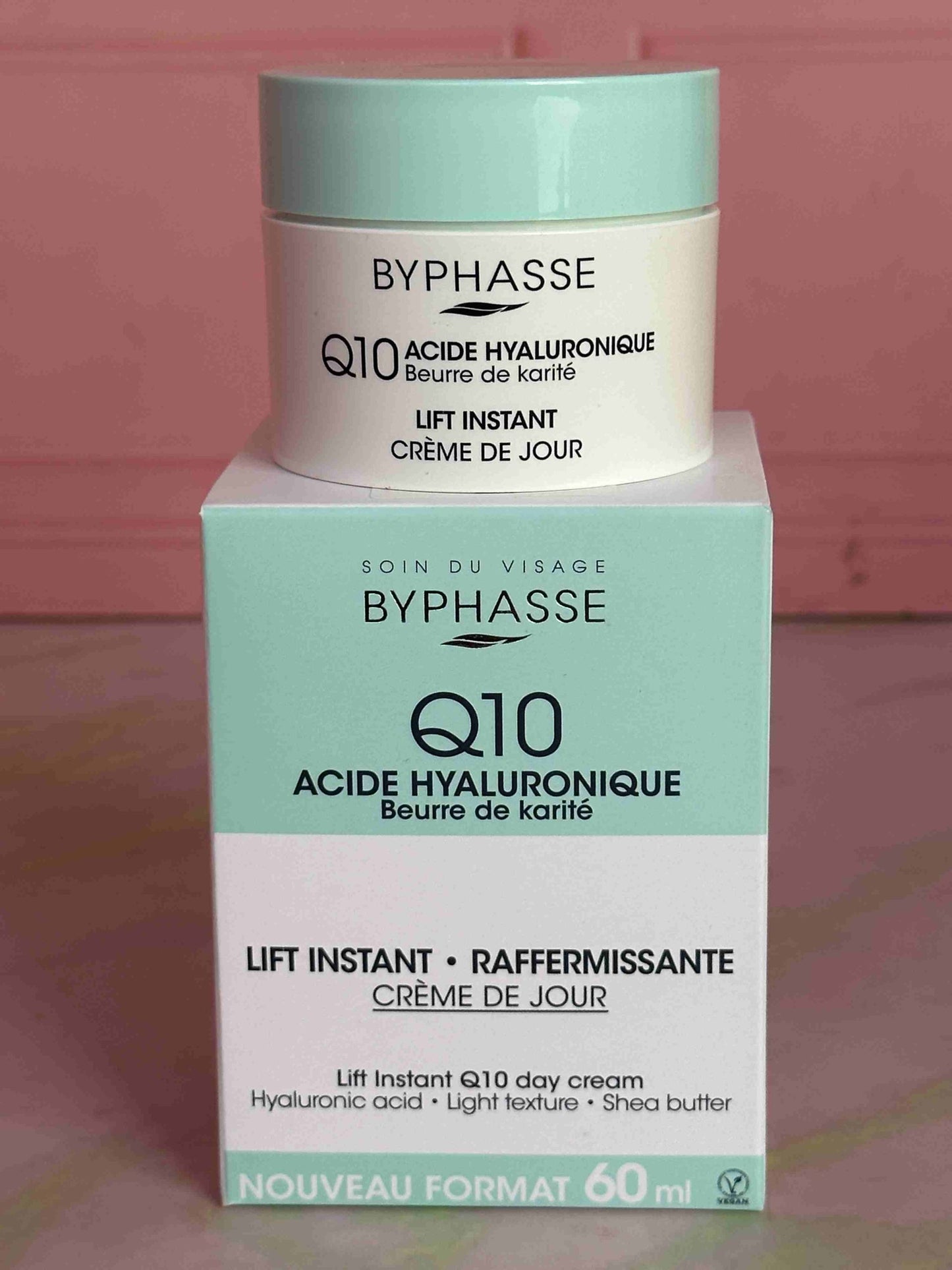 Crema de día Q10 y ácido hialurónico Byphasse