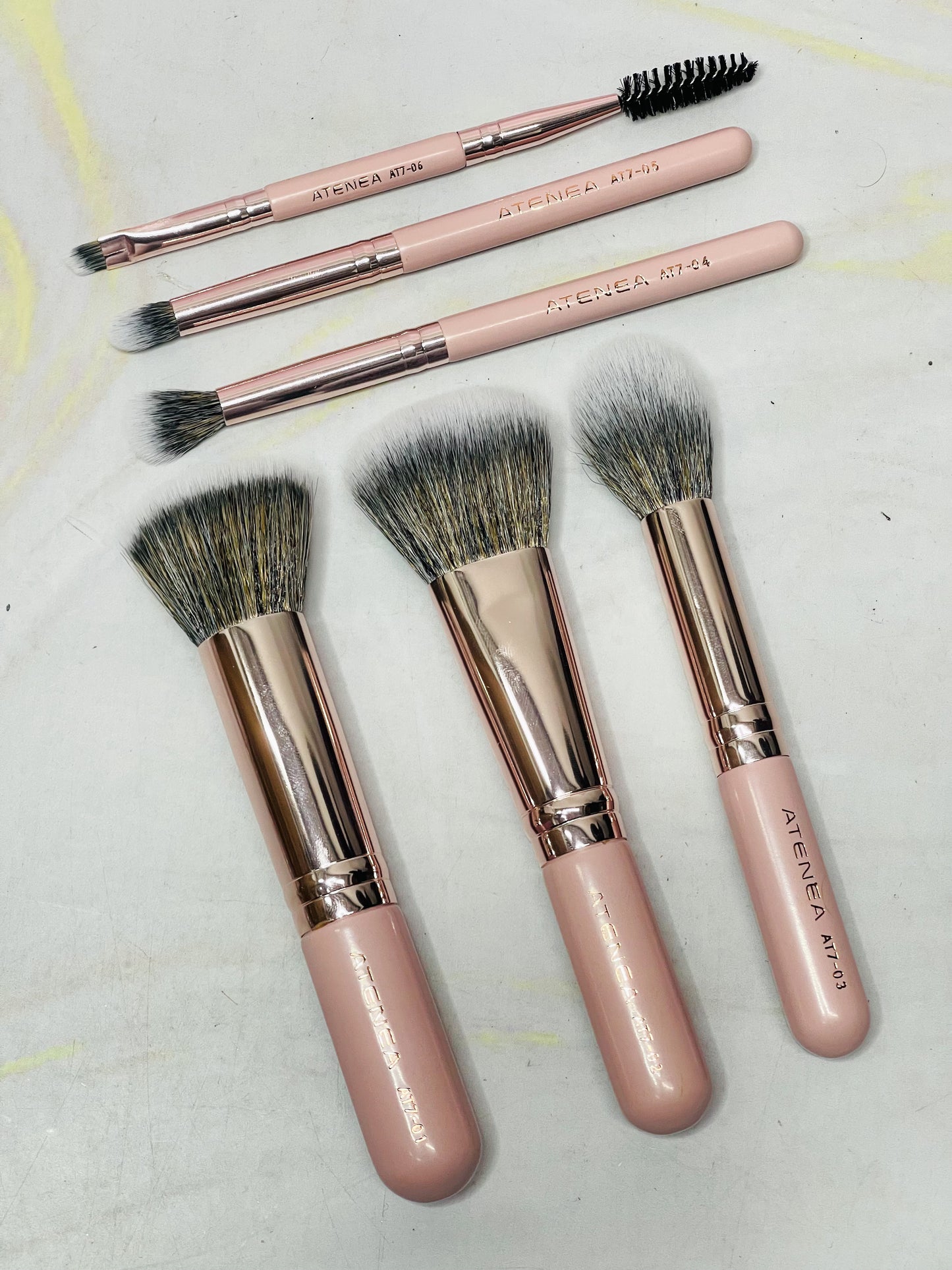 Kit de brochas Pink Travel x6 Atenea