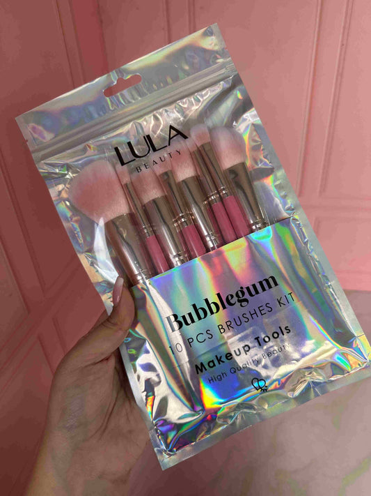 Kit de brochas Bubblegum x10 Lula