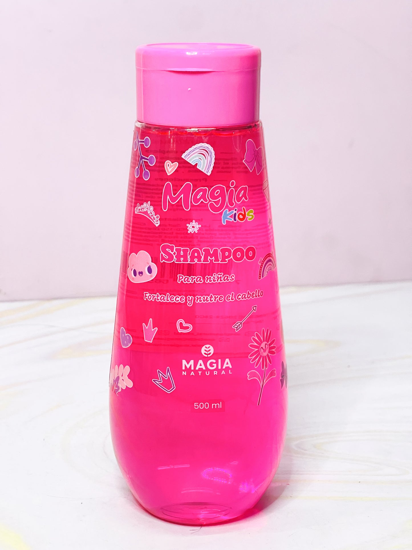 Shampoo para niñas ROSADO Magia Natural