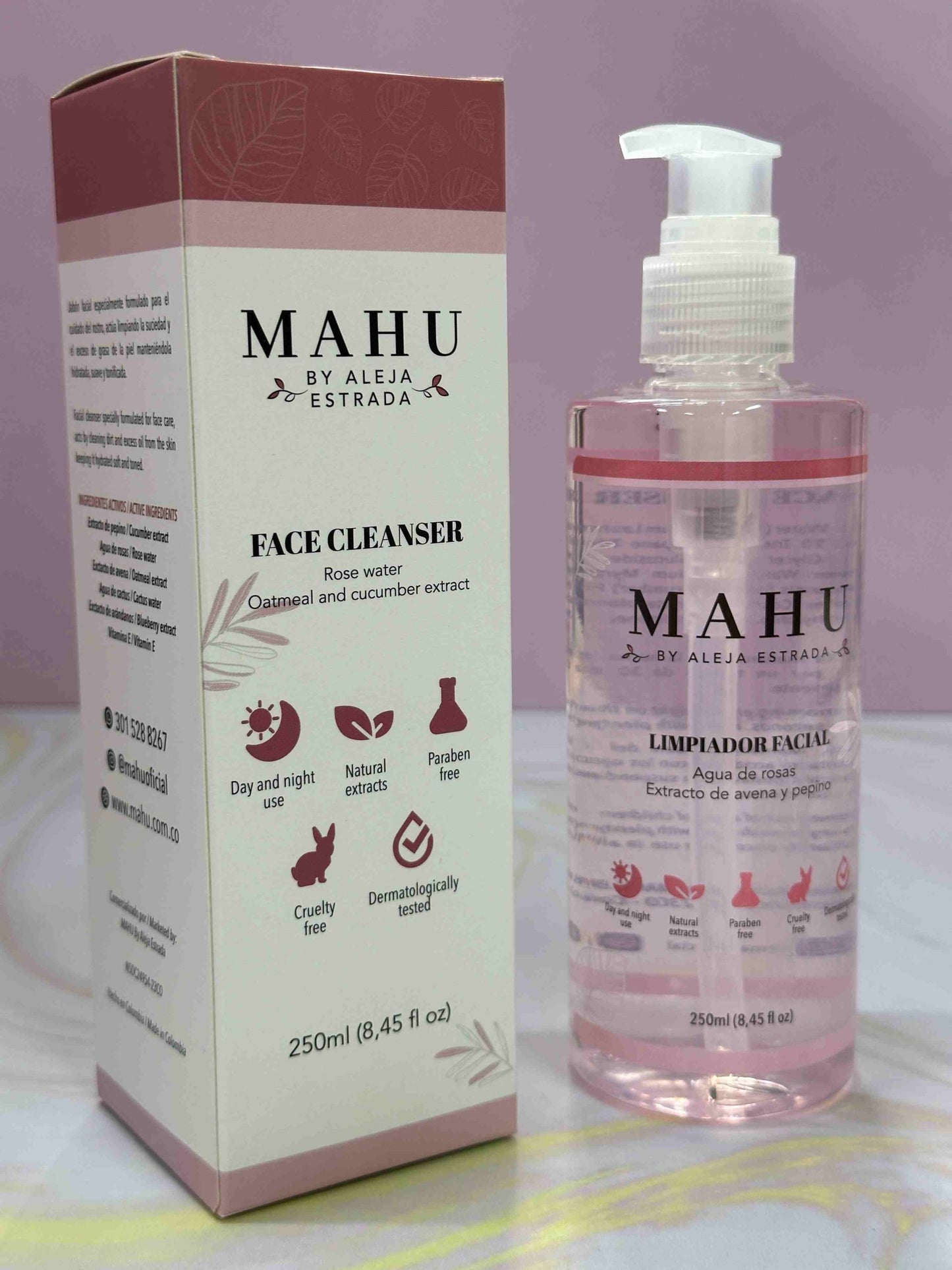 Limpiador facial MAHU