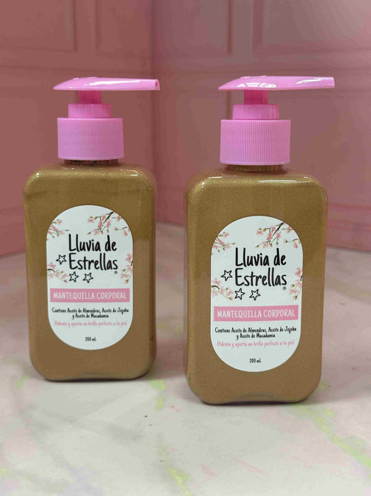 Mantequilla corporal lluvia de estrellas