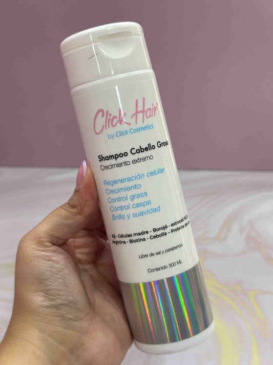 Shampoo para cabello graso Click Hair