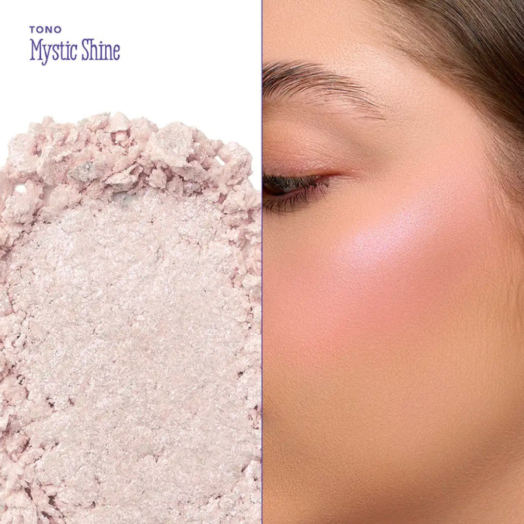 Iluminador compacto La Sirenita Ref Mystic Shine Ruby Rose