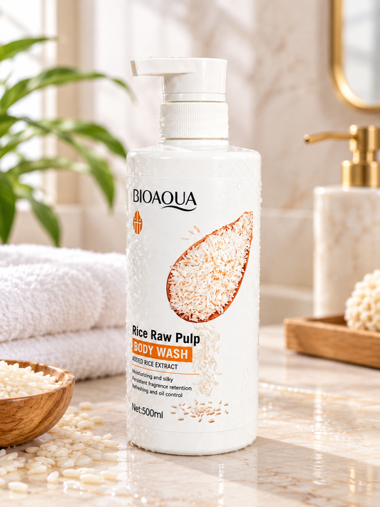 Jabón Corporal de ARROZ 500 ML Bioaqua