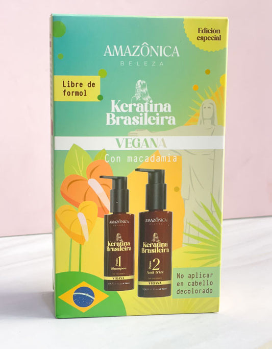 Keratina brasilera vegan x125 ml Amazonica