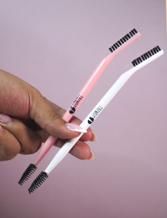 Kit de brochas para cejas orgánicas x2 Trendy