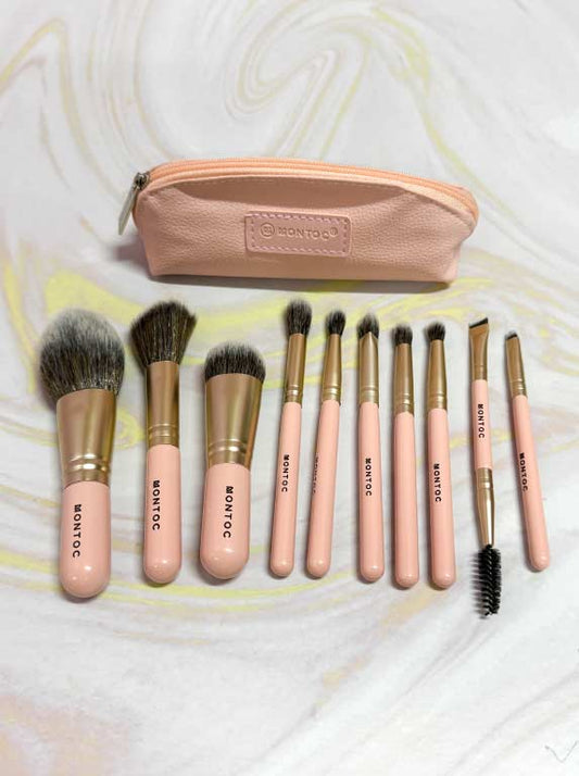 Kit de brochas viajero zoe rose Ref 663 Montoc