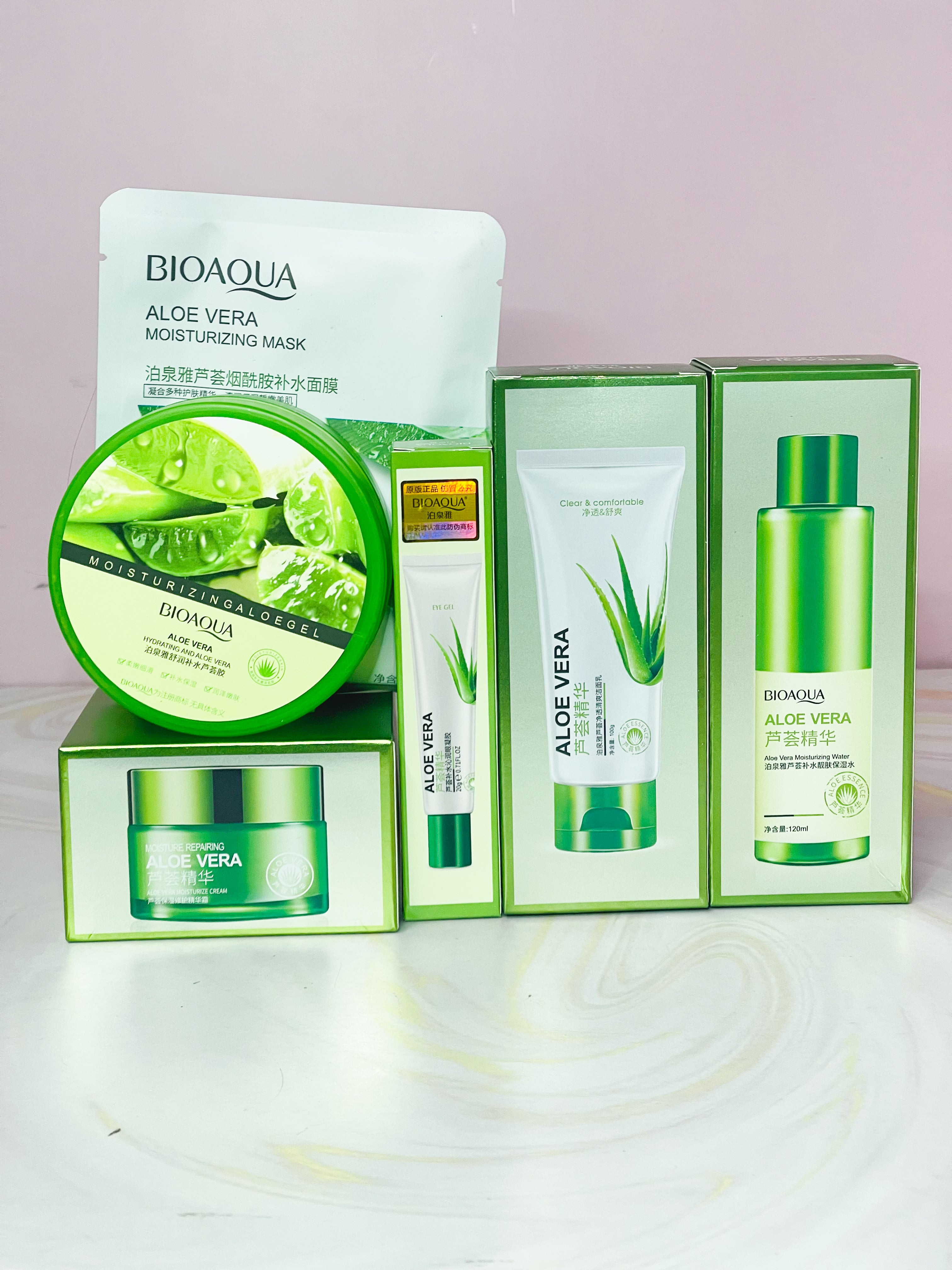 Kit de Aloe vera (6 PRODUCTOS) Bioaqua – Cocopink Store