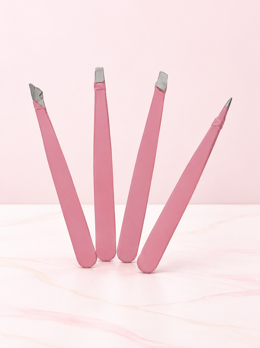 Kit de Pinzas para Cejas y Pestañas Beauty Master REF OH-26-021 Ruby Face