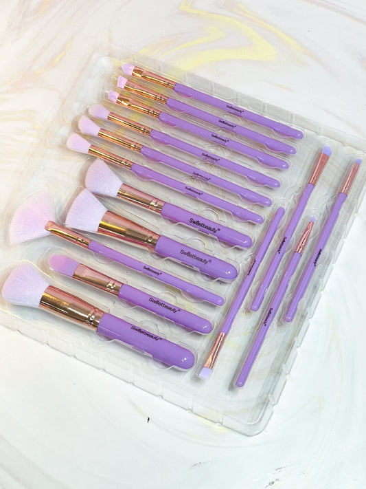 Kit de brochas Makeup Brush x 15 Ref OH25-13 Sweet Beauty