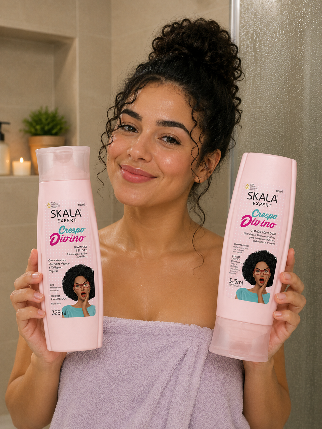 Kit shampoo + acondicionador CRESPO DIVINO Skala
