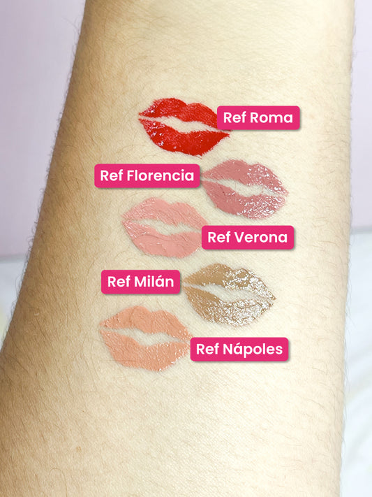 Kit caja x 5 labiales Lip Stick Girly