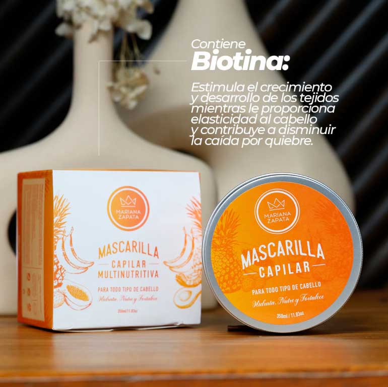 Mascarilla capilar nutritiva Mariana Zapata