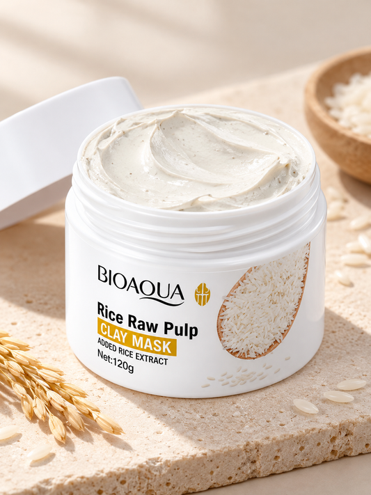 Mascarilla Facial de Arcilla de Arroz Bioaqua