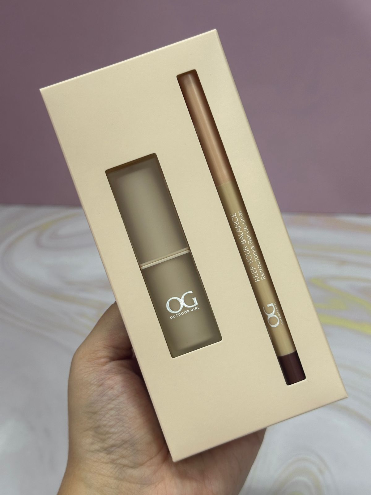 Kit de labial en barra y lápiz OG