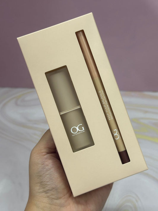 Kit de labial en barra y lápiz OG