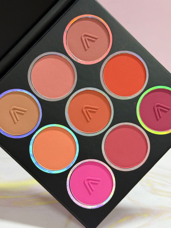Paleta blushed cheeks de rubores x9 Atenea
