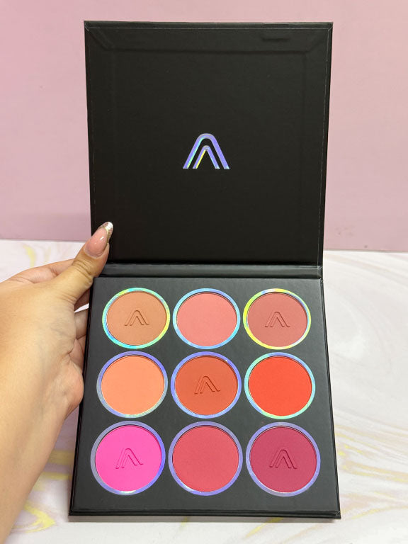 Paleta blushed cheeks de rubores x9 Atenea